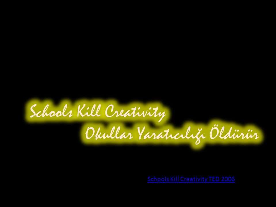 Schools Kill Creativity TED 2006