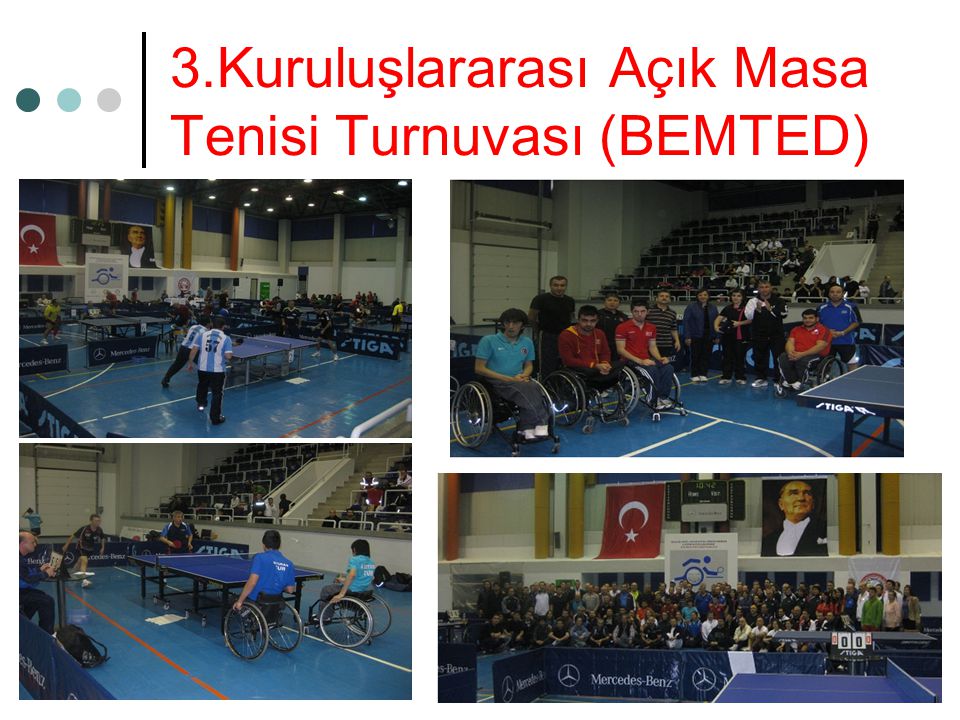 3.Kuruluşlararası Açık Masa Tenisi Turnuvası (BEMTED)