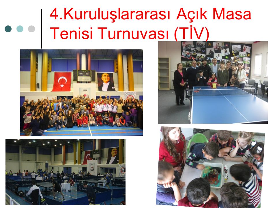 4.Kuruluşlararası Açık Masa Tenisi Turnuvası (TİV)