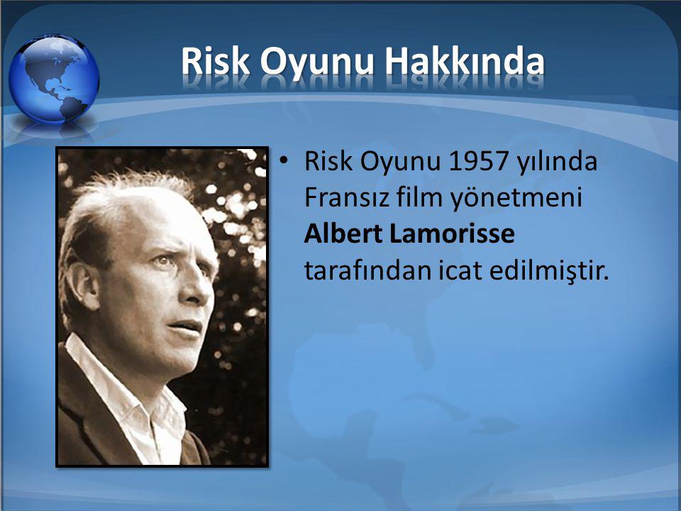 Risk Oyunu 1957 yılında Fransız film yönetmeni Albert Lamorisse tarafından icat edilmiştir.
