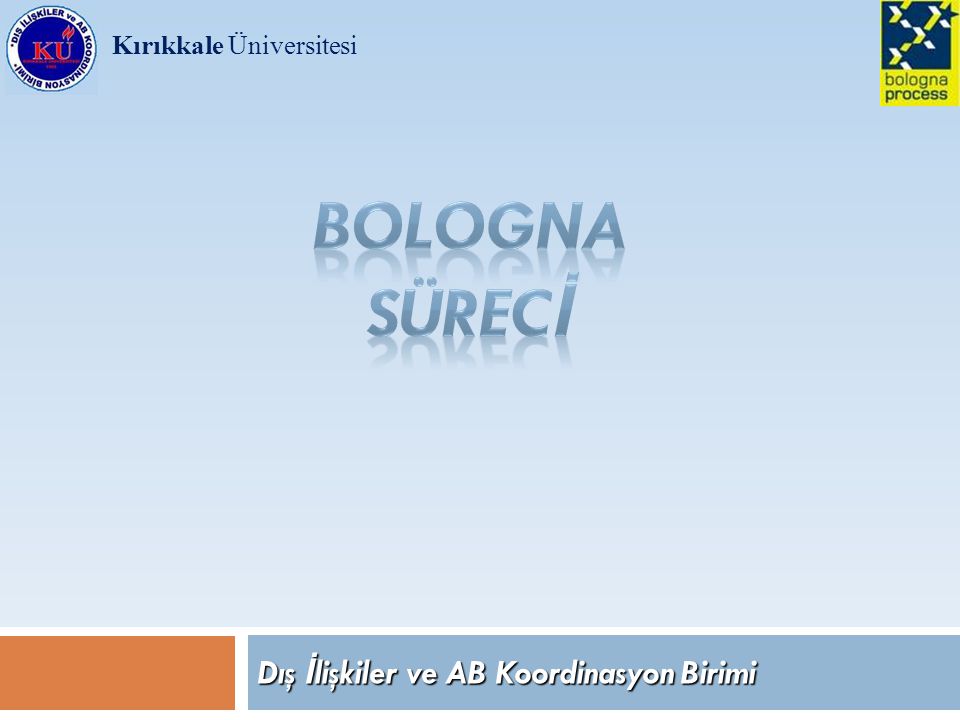 Dış İ lişkiler ve AB Koordinasyon Birimi Kırıkkale Üniversitesi
