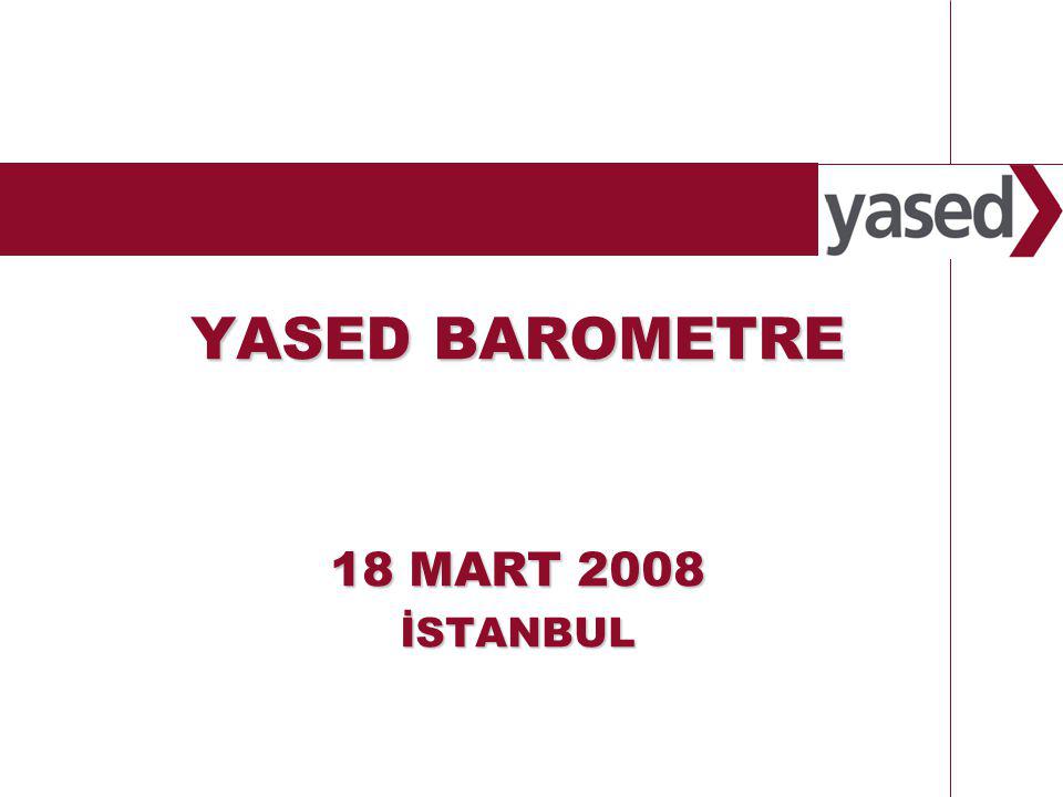 1   YASED BAROMETRE 18 MART 2008 İSTANBUL