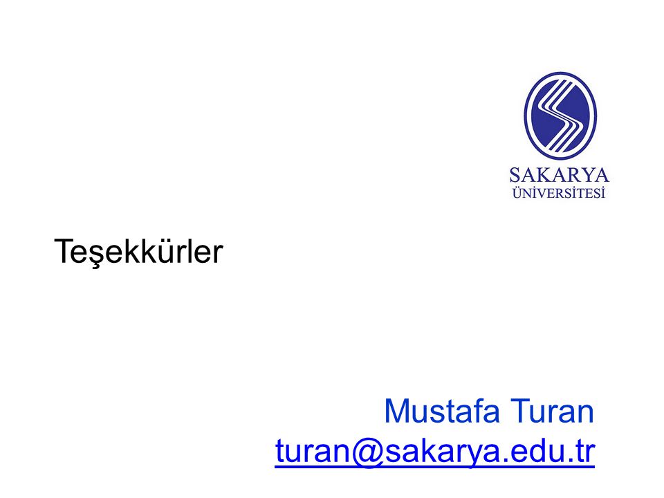 Teşekkürler Mustafa Turan