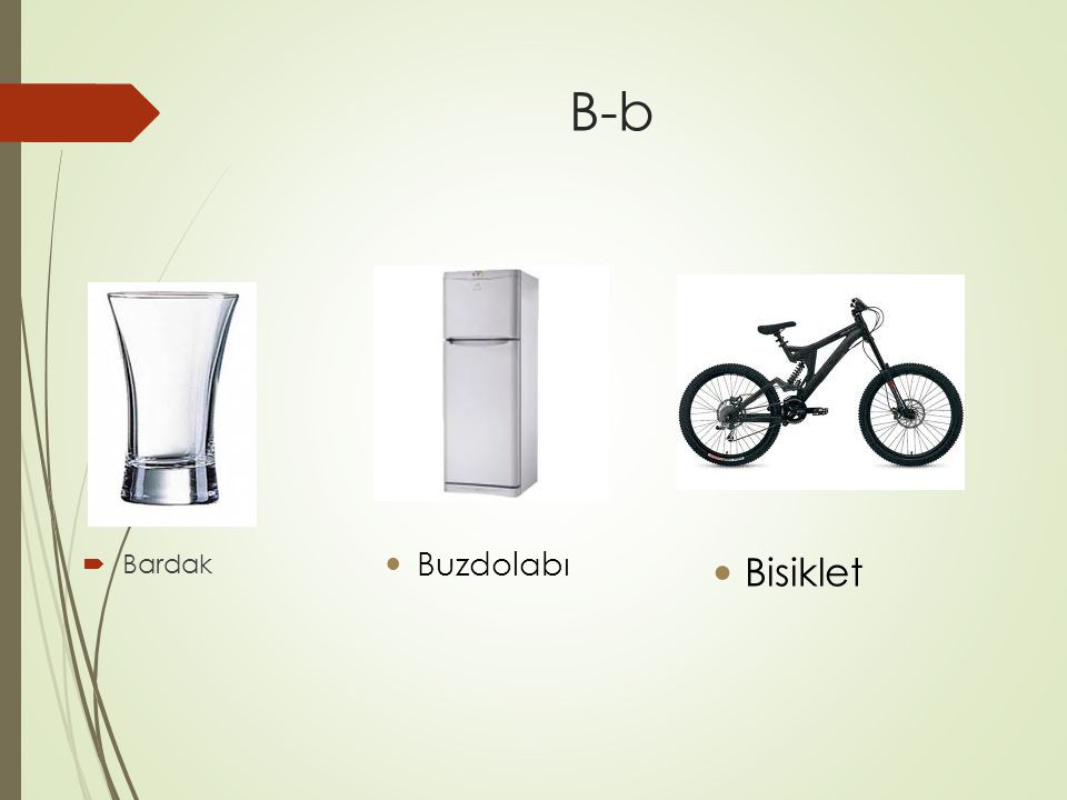 B-b  Bardak Buzdolabı Bisiklet