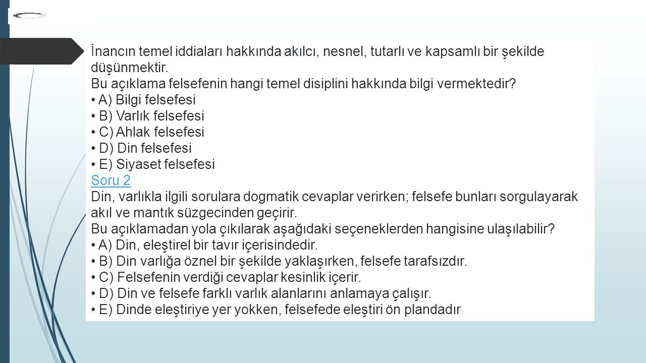 DİN FELSEFESİ DİN FELSEFESİ NEDİR? DİN FELSEFESİNİN TEMEL KAVRAMLARI ...