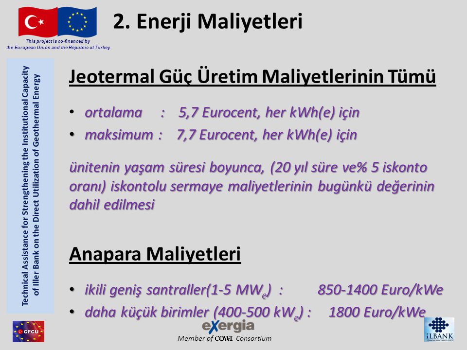Member of Consortium This project is co-financed by the European Union and the Republic of Turkey 2.