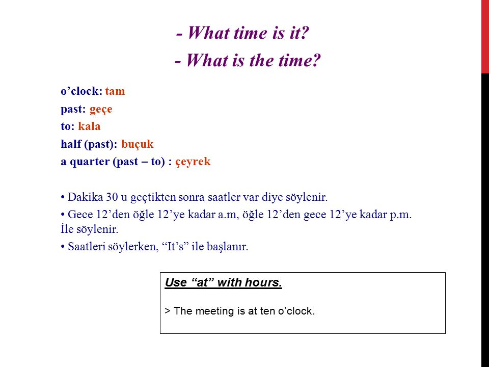 - What time is it. - What is the time.