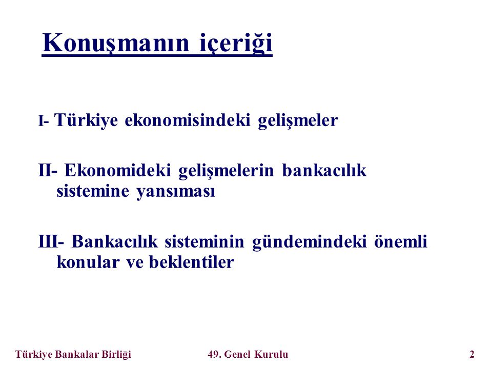 Türkiye Bankalar Birliği 49.