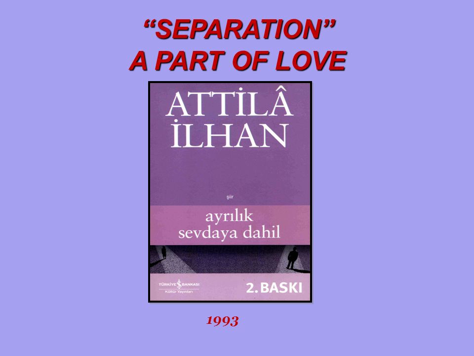 SEPARATION A PART OF LOVE 1993