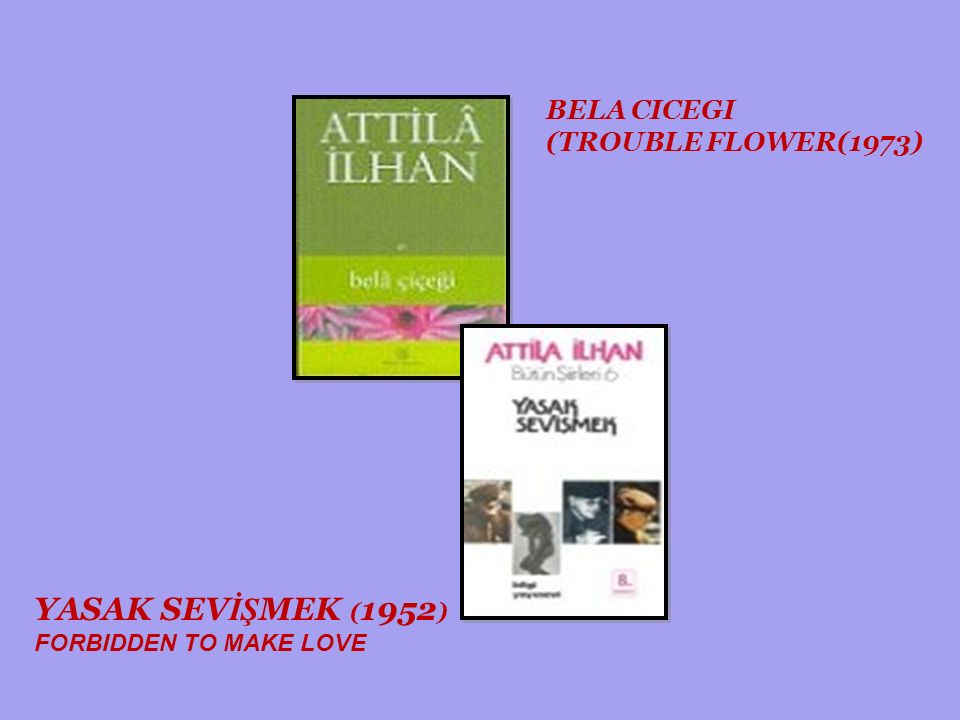 BELA CICEGI (TROUBLE FLOWER(1973) YASAK SEV İŞ MEK ( 1952 ) FORBIDDEN TO MAKE LOVE
