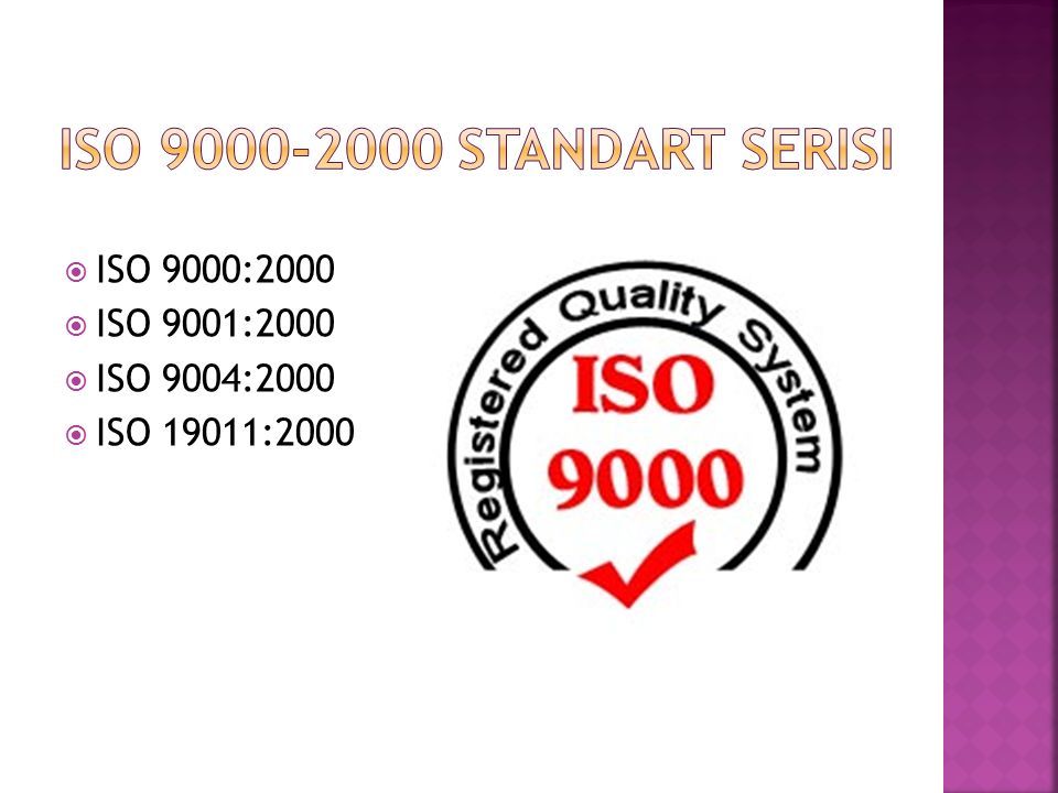  ISO 9000:2000  ISO 9001:2000  ISO 9004:2000  ISO 19011:2000