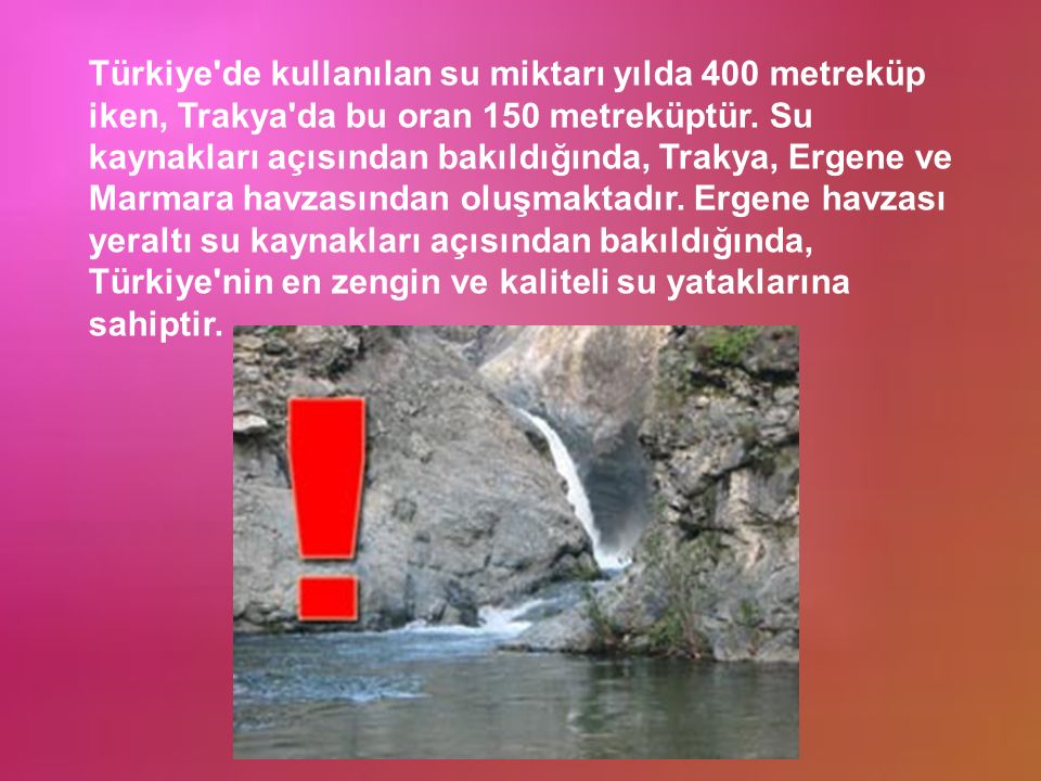 Trakya da 10 yıl sonra kullanmaya bile su bulamayacağız Trakya Üniversitesi ne bağlı Çorlu Meslek Yüksekokulu Müdürü Prof.