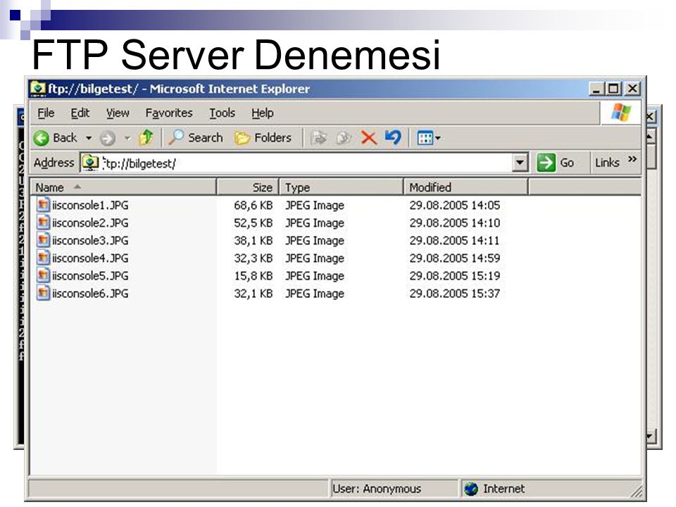 FTP Server Denemesi