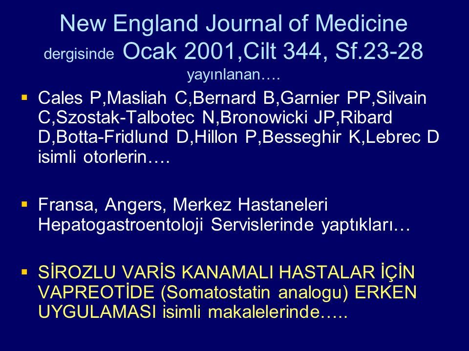 The new england journal of medicine. New England Journal of Medicine.