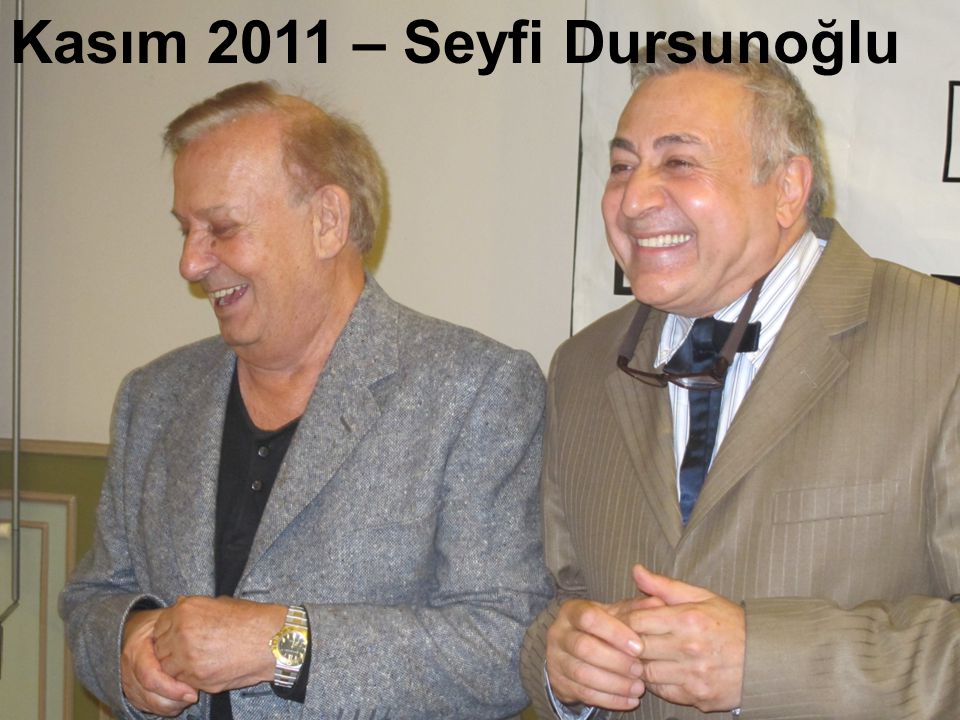 Kasım 2011 – Seyfi Dursunoğlu