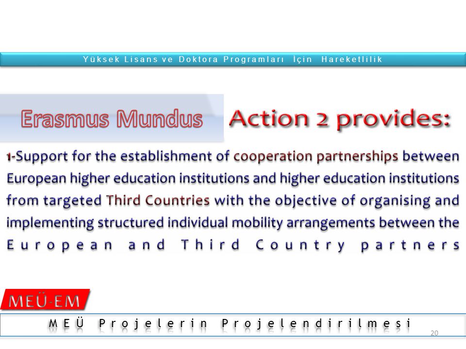 19 Yüksek Lisans ve Doktora Programları İçin Hareketlilik by EU external cooperation policy
