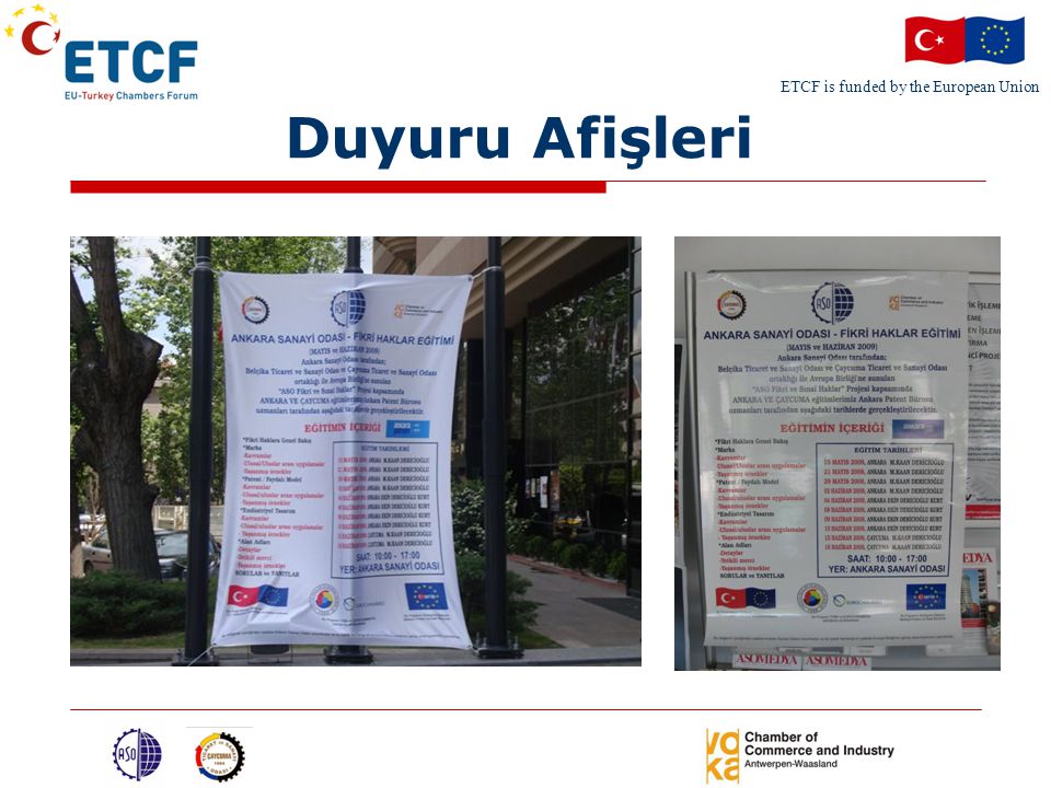 ETCF is funded by the European Union Duyuru Afişleri