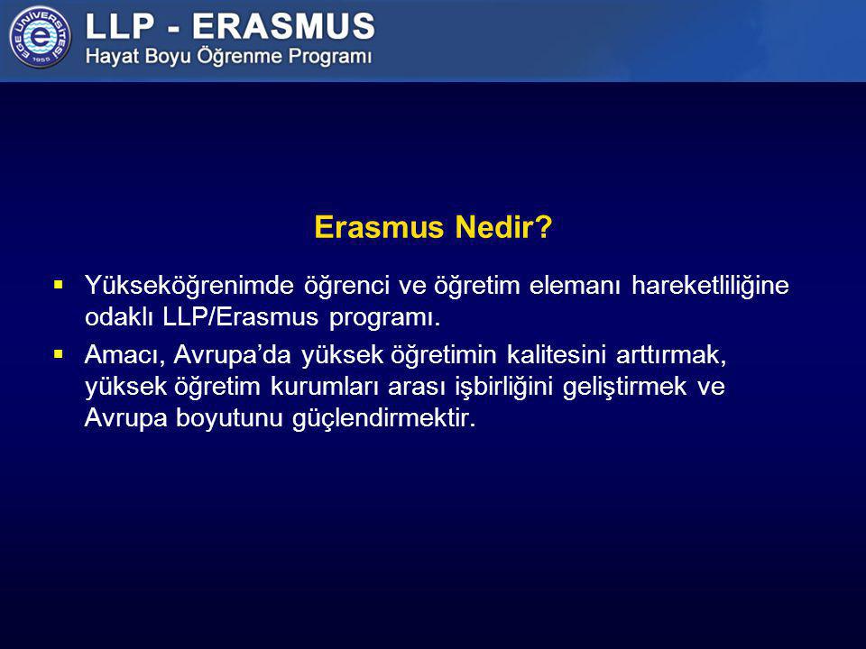 Erasmus Nedir.