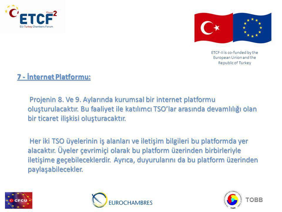 7 - İnternet Platformu: Projenin 8. Ve 9.