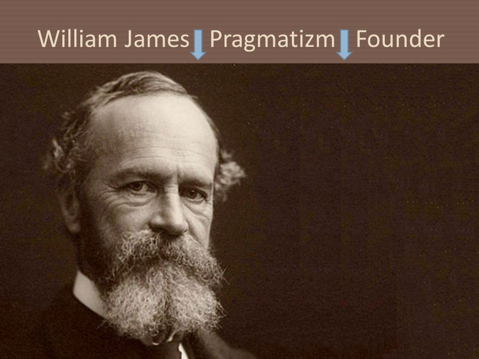 William James Pragmatizm Founder